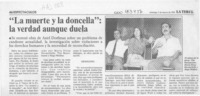 "La Muerte y la doncella", la verdad aunque duela  [artículo].