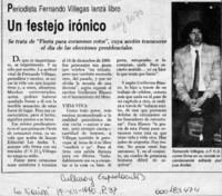 Un Festejo irónico  [artículo].