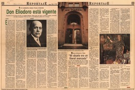 Don Eliodoro está vigente