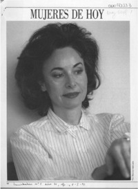 Mujeres de hoy  [artículo] Patricia Mondría J.