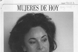 Mujeres de hoy  [artículo] Patricia Mondría J.