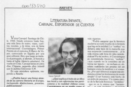 Literatura infantil, Carvajal, exportador de cuentos  [artículo].
