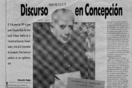 Discurso en Concepción