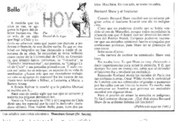 Bello  [artículo] Daniel de la Vega.