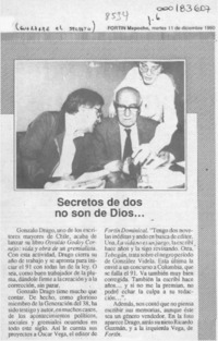 Secretos de dos no son de Dios --  [artículo].