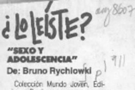 Lo leiste?  [artículo].