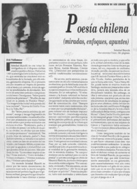 Poesía chilena (miradas, enfoques, apuntes)  [artículo] Erick Pohlhammer.