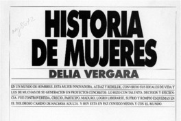 Historia de mujeres