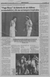 "Paga Moya", la historia de un chileno acomodaticio y de sus arranques tropicales