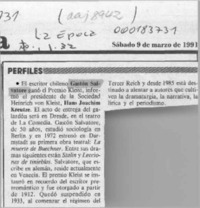 Perfiles  [artículo].