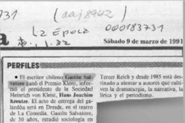 Perfiles  [artículo].