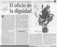 El oficio de la dignidad  [artículo] Virginia Vidal.