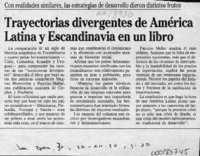 Trayectorias divergentes de América Latina y Escandinavia en un libro  [artículo].