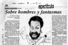 Sobre hombres y fantasmas  [artículo] Marcel Socías.