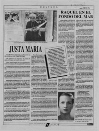 Raquel en el fondo del mar  [artículo].