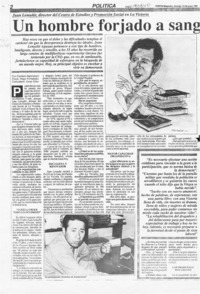 Un hombre forjado a sangre y fuego --  [artículo] Carmen Imperatore.