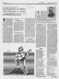 Radiografía al alma del payador y pueta  [artículo] Gregorio de Aguirre.