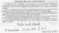 Galardón literario estadounidense