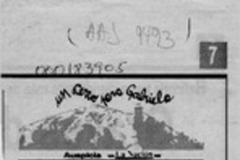 Gabriela dormida en Montegrande  [artículo] Pablo Neruda.