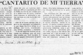 "Cantarito de mi tierra"  [Artículo] Adolfo Schwarzenberg.