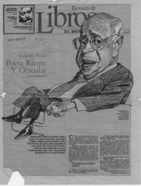 Poeta riente y oracular  [artículo] Ana María Larraín.