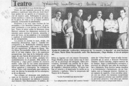 Arriba el telón  [artículo] Yolanda Montecinos.