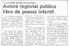 Autora regional publica libro de poesía infantil