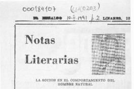 Notas literarias  [artículo] Mesa Seco.