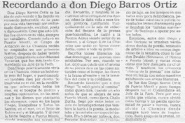 Adiós Diego Barros Ortiz
