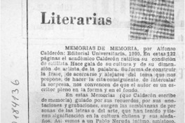 Notas literarias  [artículo] Mesa Seco.
