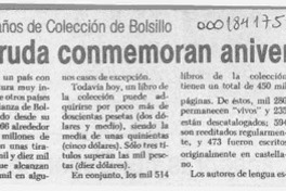 Poemas de Neruda conmemoran aniversario  [artículo].