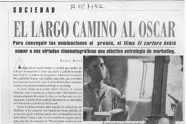 El Largo camino al Oscar  [artículo] Daniel Olave.