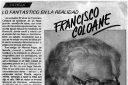 Lo fantástico en la realidad Francisco Coloane