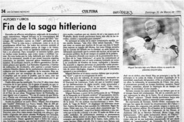 Fin de la saga hitleriana  [artículo] Filebo.