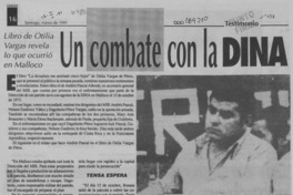 Un Combate con la DINA