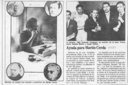 Ayuda para Martín Cerda  [artículo].