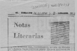 Notas literarias  [artículo] Mesa Seco.