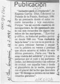 Publicación  [artículo].