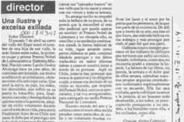 Una ilustre y excelsa exiliada  [artículo].