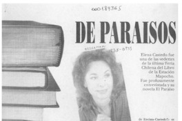 De paraísos y sobredosis  [artículo] Carlos de Santiago.