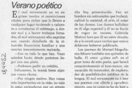 Verano poético