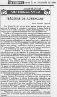 "Páginas de ausencia"