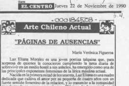 "Páginas de ausencia"