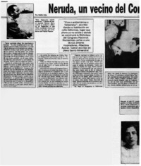 Neruda, un vecino del Congreso