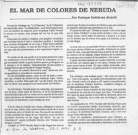 El mar de colores de Neruda  [artículo] Enrique Gutiérrez Aicardi.