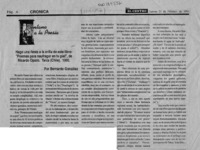 Ventana a la poesía  [artículo] Bernardo González.