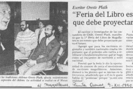 "Feria del Libro es un evento que debe proyectarse al futuro"  [artículo].