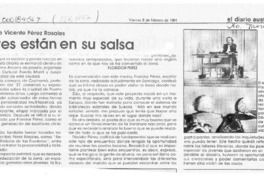 Escritores están en su salsa