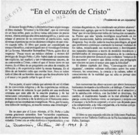 "En el corazón de Cristo"