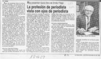La profesión de periodista vista con ojos de periodista  [artículo] A. S.